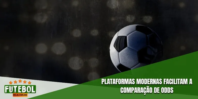 Plataformas modernas facilitam a comparação de odds
