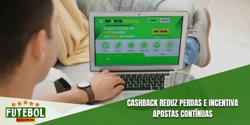 Cashback reduz perdas e incentiva apostas contínuas